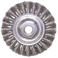 knotwire wheel brush 4in. x 1/2in. x 5/8in.