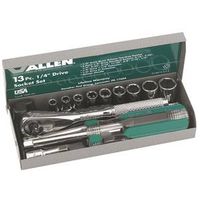 socket wrench set, 13 pc 1/4in. drive