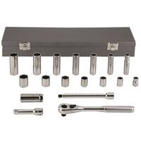 socket wrench set, 18 pc