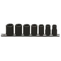 black ox socket set, 7 pc 1/2in. drive