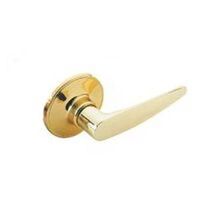 Left Handed Lever Set Dummy Polished Brass Visual Pack