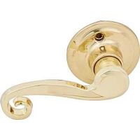 L6 Lever Set Dummy Left Handed Polished Brass Visual