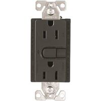 Aspire GFCI Duplex Outlet, Silver Granite