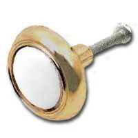 Royal Brass Knob with Ceramic Insert