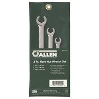 flare nut wrench set, 3 pc