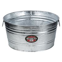6231245 - 17GAL HOTDIP ROUND WASH TUB
