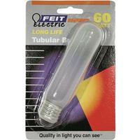 frosted tube appliance bulb, 60 watt