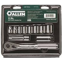 socket wrench set, 11 pc 3/8in. drive