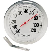Taylor 5204 Weather Resistant Round Window Thermometer