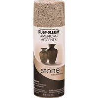 American Accents 7995830 Stone Spray Paint, 12 oz, 10 - 12 sq-ft/can, Pebble, Solvent Like