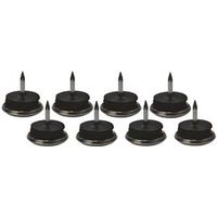 metal base glides with cushion, 7/8in.
