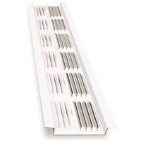 6245799 - 8FT WHITE LOUVERED SOFFIT VENT