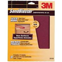 Sandpaper 9in. x 11in. 150 Grit Pk 3