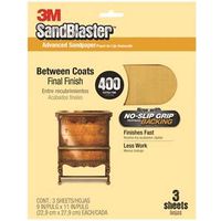 sandpaper 9in. x 11in. 400 grit pk 3
