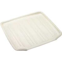 small drainer tray bisque   