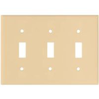 6248975-3G STD IVORY TOGGLE PLATE