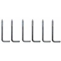 Steel Square Bend Hook Zinc, 1 7/8"