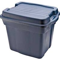Tote Dark Blue Metallic, 22 Gal 