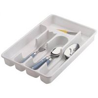 small cutlery tray, white