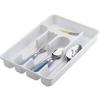 small cutlery tray, white