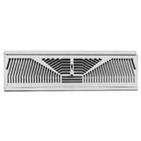 baseboard register, 15in. white