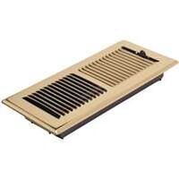 Brass Floor Register, 4" x 10"   