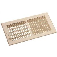 wall register, white 10in. x 4in.