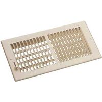 Wall Register, White 10in. x 4in.