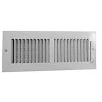 wall register, white 12in. x 6in.