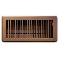 floor register, brown 12in. x 2 1/4in.