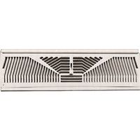 6260129 - 18IN WHITE BASEBOARD REGISTER