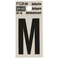 reflective vinyl letters, m