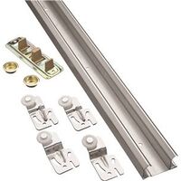 2 door bypass door hardware set, 71in.