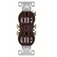 Ground Commercial Duplex Receptacle, 20 Amp 3 Wire 