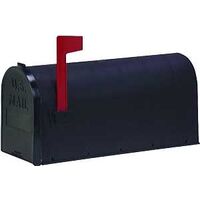 Plastic Mailbox, Black
