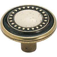 Burnished Brass Traditional Classical Knob