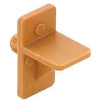 Tan Plastic Shelf Supports