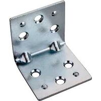 Double Wide Corner Brace, 2 1/2in. Zinc