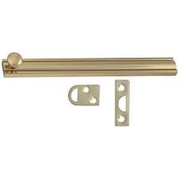 Bright Brass Surface Bolt, 6"