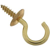6280242 - 3/4" SOLID BRASS CUP HOOK