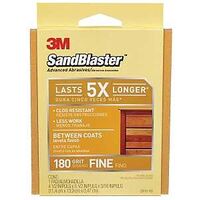 sanding sponge, 180 grit 4 1/2in. x 5 1/2in. x .3 