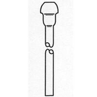 Sink Supply Line, 3/8in. x 20in. Brass