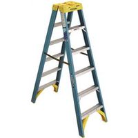 werner heavy duty fiberglass step ladder type i, 6 