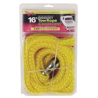 6295901 - 16FT TOW ROPE W/HOOKS