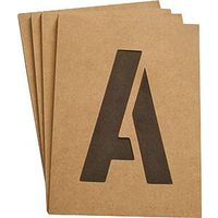 6303077 - 2IN NUMBER/LETTER STENCIL KIT