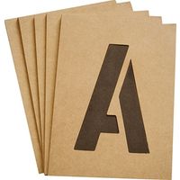 6303309 - 3IN NUMBER/LETTER STENCIL KIT