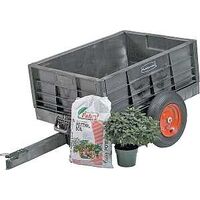 Plastic Heavy Duty Tractor Cart, 8 Cu  
