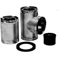 chimney tee assembly, 6in.   