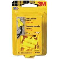 yellow electrical twist connector, 22-10 