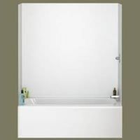 easy wall bath kit, white